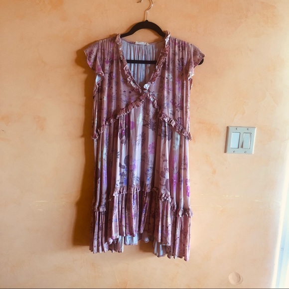 Spell and the Gypsy Collective Pink Wild Bloom Mini Dress with Floral Liberty - Picture 5 of 6